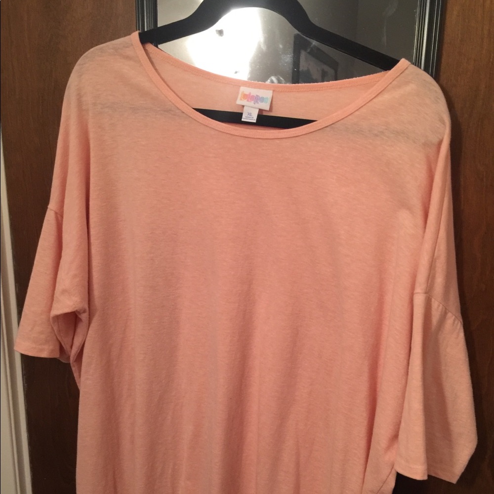 LuLaRoe XL Irma peach color